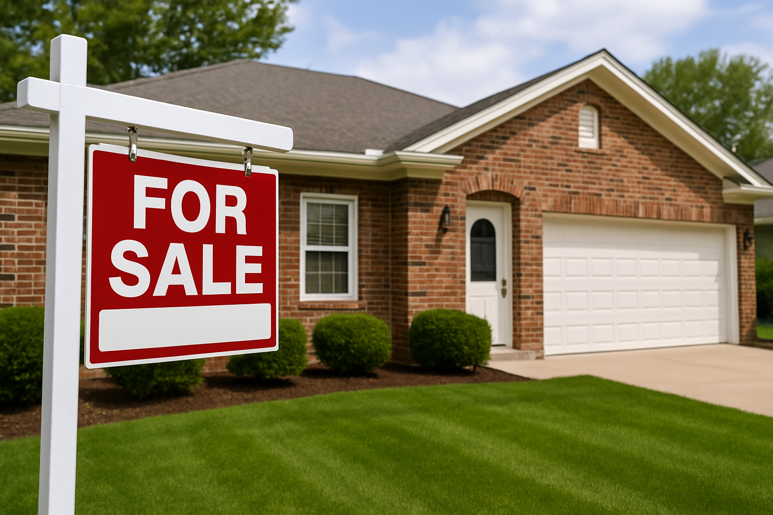 Brick home for sale in Crystal Lake Illinois representing the probate house sale process