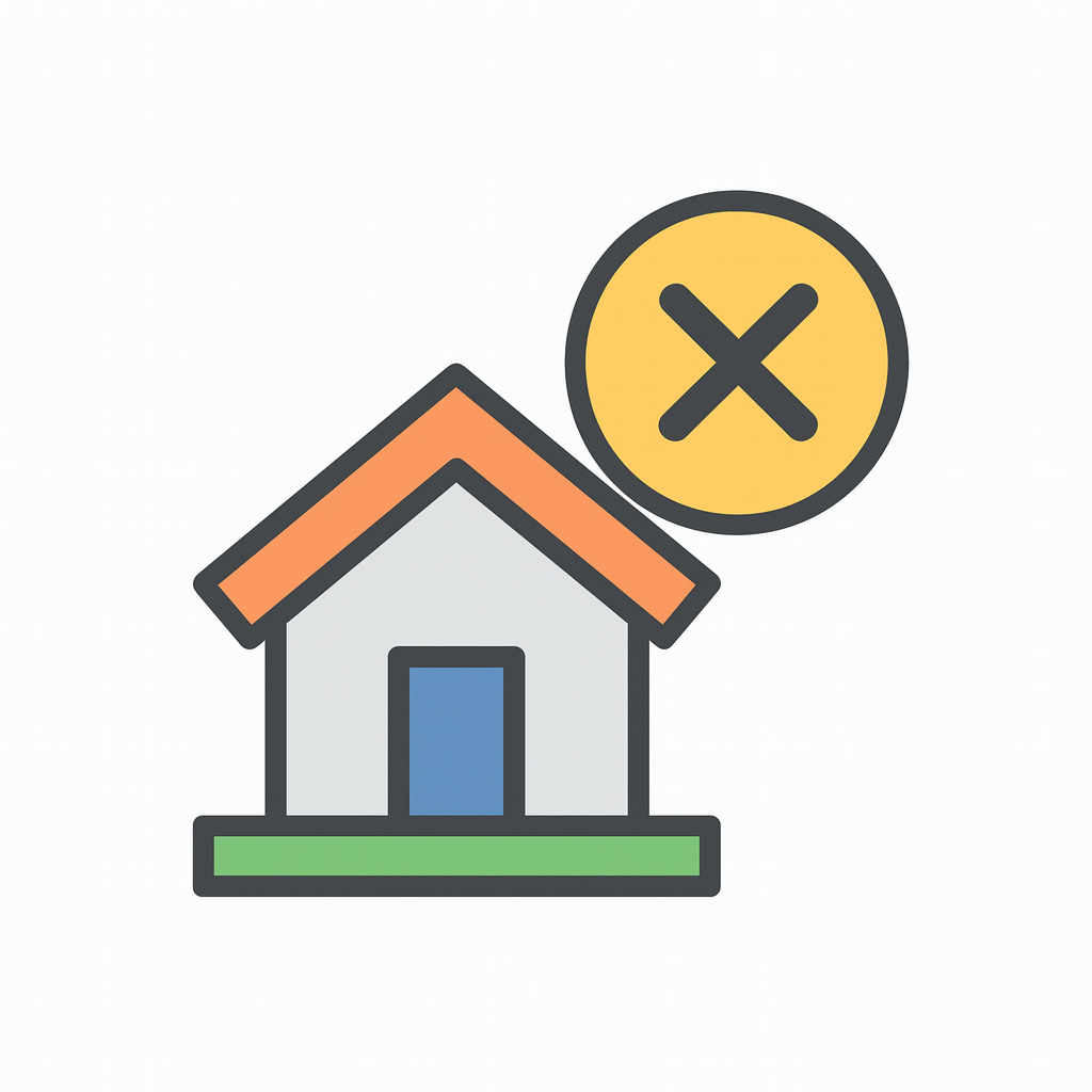 Icon for homes needing major repairs