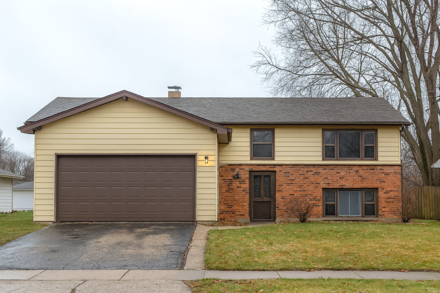 Brick split-level home near Gurnee Mills requiring a full cleanout after inheritance