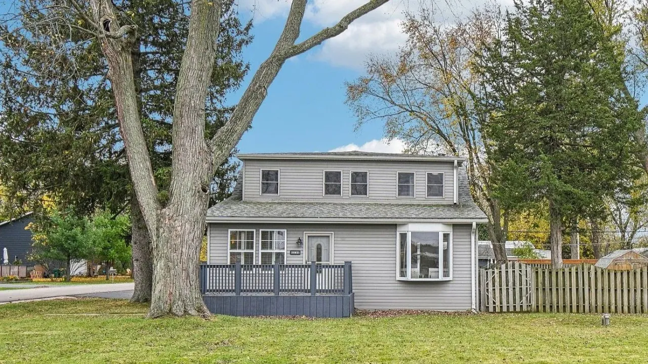 A renovated 1945 two-story in Lake Villa, IL that the listing agent referred to Easy Exit Home Buyers after it sat unsold